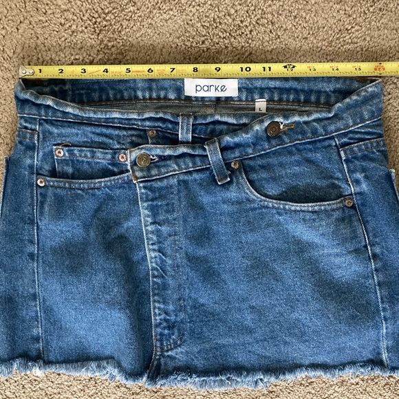 PARKE Crossover Mini Skirt - Picture 6 of 6